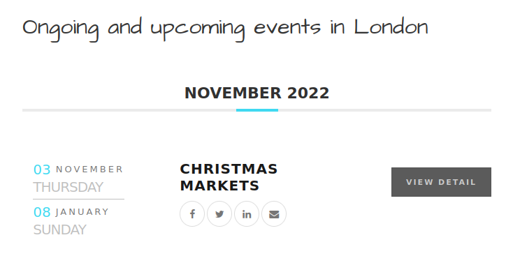 Tekintse meg a londoni karácsonyi vásárokról szóló rendezvényünket.